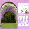 Wisteria Hanging Flowers,Fake Hanging Flowers,Wisteria artificiales Garland